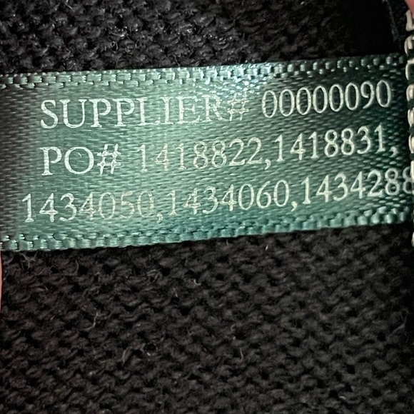 Lauren Ralph Lauren Black White Plaid Zip Up Jacket Sweater Cardigan 1X.‎ - Picture 5 of 6